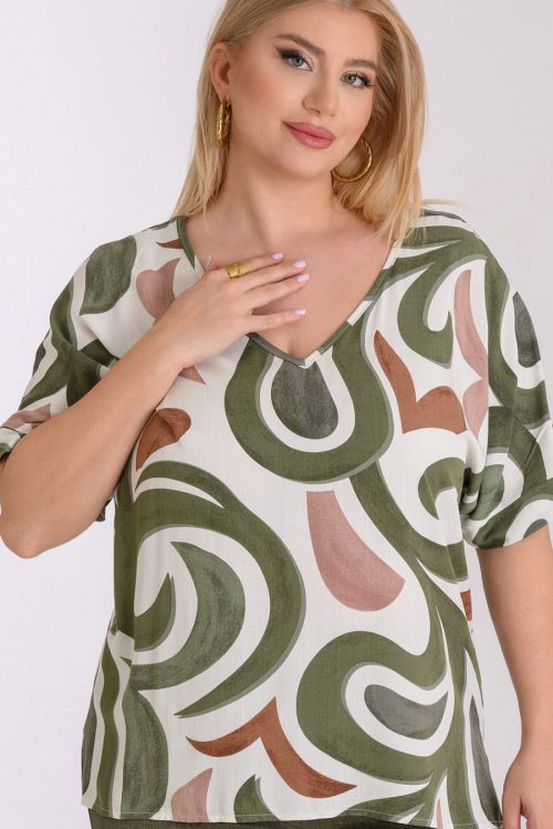 Εμπριμέ μπλούζα