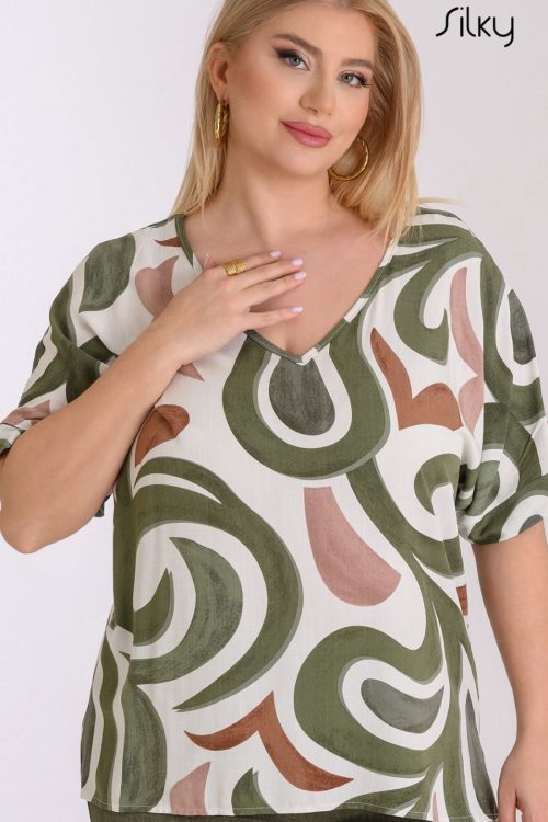 Εμπριμέ μπλούζα