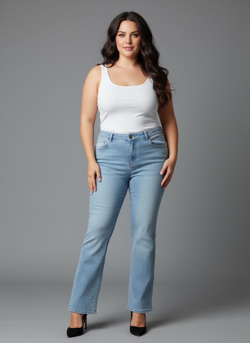 Τζιν-Plus-Size-Ψηλόμεσο-σε-Light-Blue-–-Κολακευτική-Γραμμή-Άψογη-Εφαρμογή-1