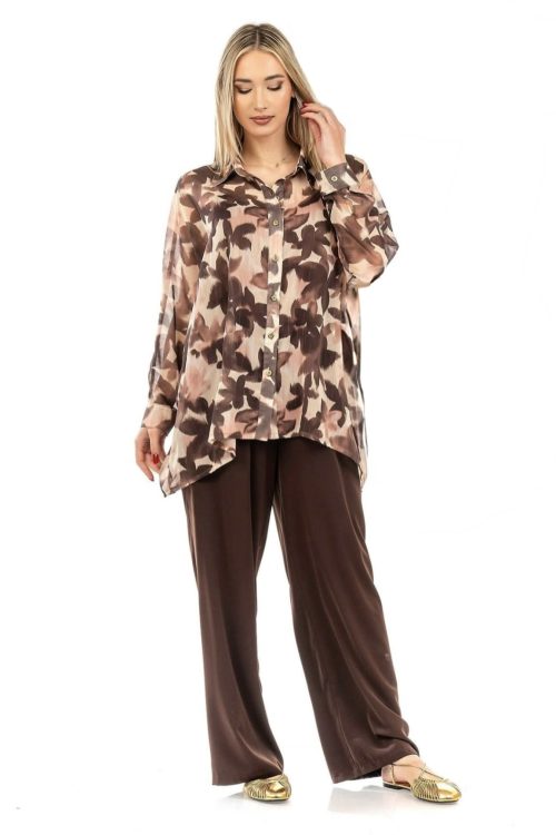 Πουκάμισο με λουλούδια