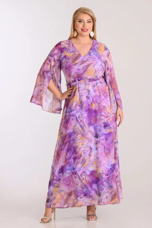 Μακρύ floral φόρεμα