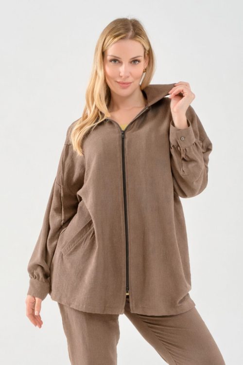 Ζακέτα με φερμουάρ