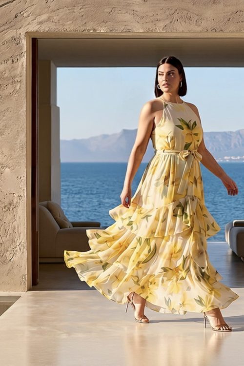 Floral φόρεμα